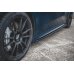 Накладки сплиттеры на пороги на Mercedes A W177 A35 AMG